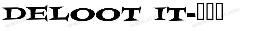 DeLoot It字体转换
